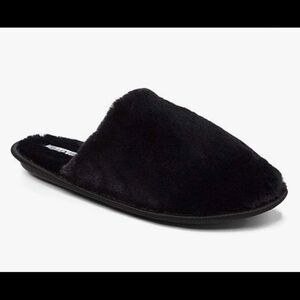 Ellen Tracy Faux Fur Slippers